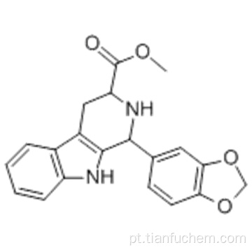 (1R, 3R) -METIL-1,2,3,4-TETRA-HIDRO-1- (3,4-METILENEDIOXIFENIL) -9H-PIDOIDO [3,4-B] INDOLE-3-CARBOXILATO CAS 171596-41-1